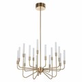 Craftmade Valdi 15 Light LED Chandelier in Satin Brass 49615-SB-LED